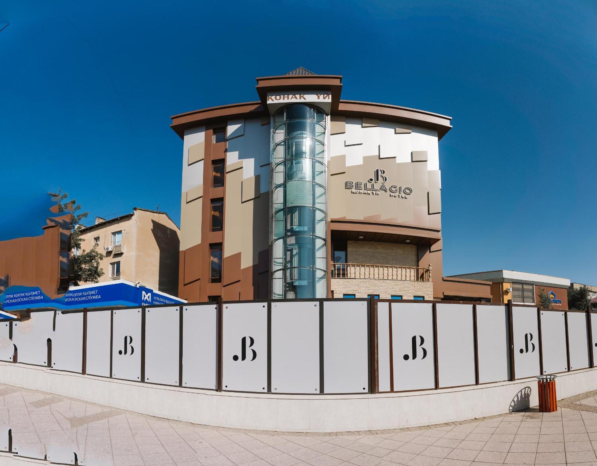Hotel Bellagio Sjymkent Exteriör bild