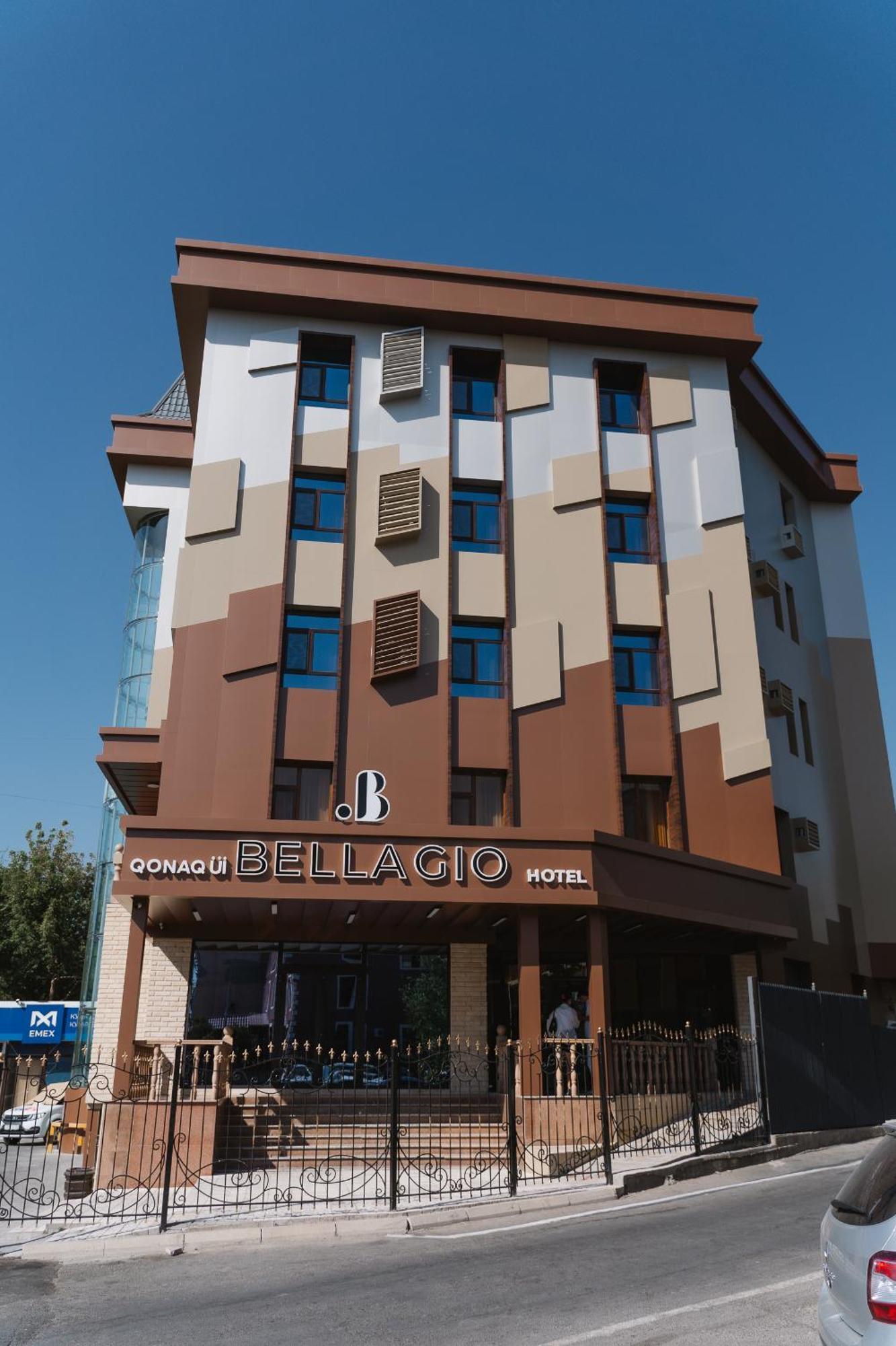Hotel Bellagio Sjymkent Exteriör bild
